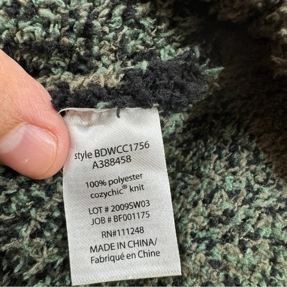 Barefoot Dreams Camouflage Sweater - Green and Black - Picture 6 of 9